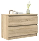 VidaXL Tv-meubel 80x35x54 cm spaanplaat sonoma eikenkleurig