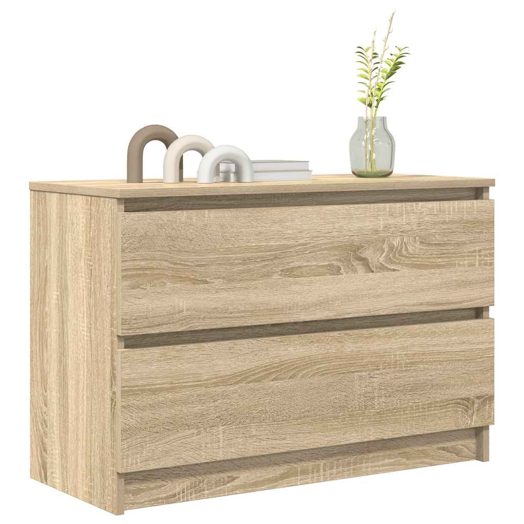 VidaXL Tv-meubel 80x35x54 cm spaanplaat sonoma eikenkleurig