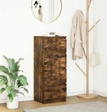 VidaXL Dressoir 37,5x35x99 cm spaanplaat gerookt eikenkleurig