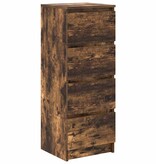 VidaXL Dressoir 37,5x35x99 cm spaanplaat gerookt eikenkleurig