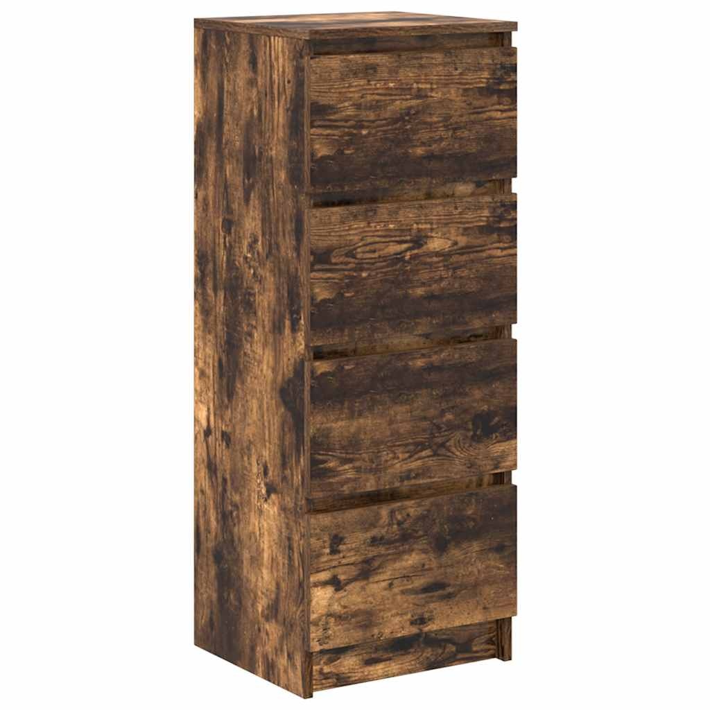VidaXL Dressoir 37,5x35x99 cm spaanplaat gerookt eikenkleurig