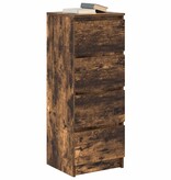 VidaXL Dressoir 37,5x35x99 cm spaanplaat gerookt eikenkleurig