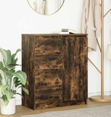 VidaXL Dressoir met lades 71x35x84 cm spaanplaat gerookt eiken