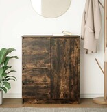 VidaXL Dressoir met lades 71x35x84 cm spaanplaat gerookt eiken