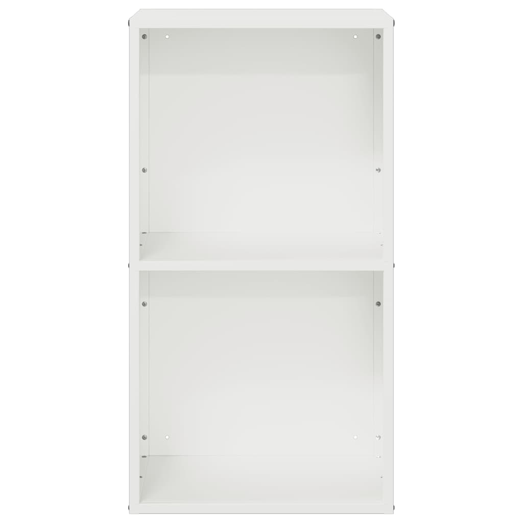 VidaXL Brandhoutrek 40x30x75 cm koudgewalst staal wit