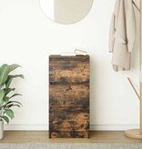 VidaXL Dressoir 37,5x35x76 cm bewerkt hout gerookt eikenkleurig