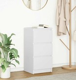 VidaXL Dressoir 37,5x35x76 cm bewerkt hout wit