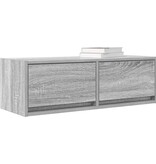 VidaXL Tv-meubelen 2 st 80x31x25,5 cm bewerkt hout grijs sonoma eiken
