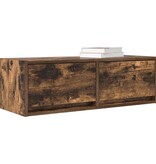 VidaXL Tv-meubel 80x31x25,5 cm bewerkt hout gerookt eikenkleurig