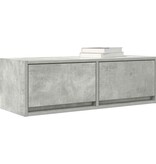 VidaXL Tv-meubel 80x31x25,5 cm bewerkt hout betongrijs