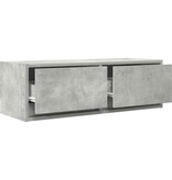 VidaXL Tv-meubel 80x31x25,5 cm bewerkt hout betongrijs