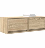 VidaXL Tv-meubels 2 st 80x31x25,5 cm bewerkt hout sonoma eikenkleurig