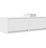VidaXL Tv-meubelen 2 st 80x31x25,5 cm bewerkt hout wit