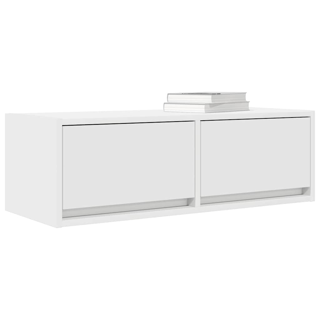 VidaXL Tv-meubelen 2 st 80x31x25,5 cm bewerkt hout wit