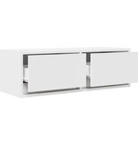 VidaXL Tv-meubelen 2 st 80x31x25,5 cm bewerkt hout wit