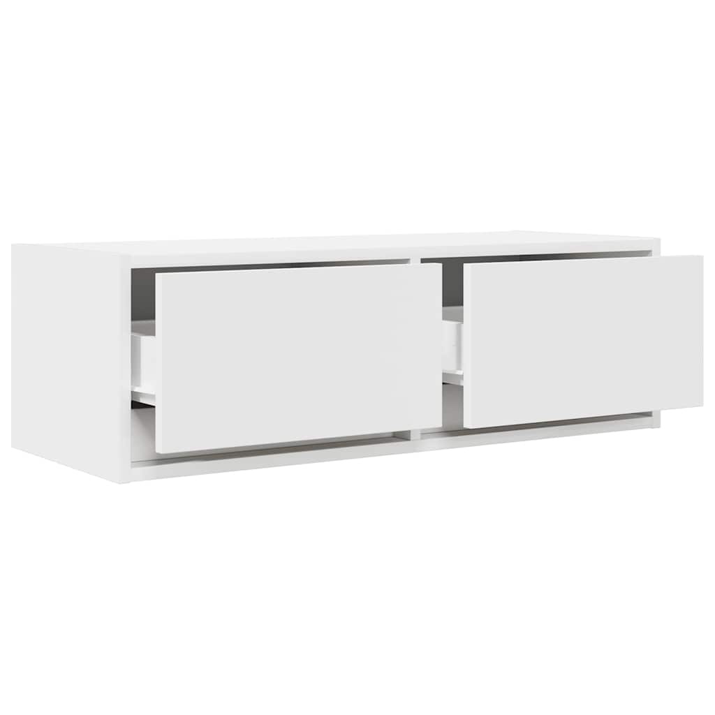 VidaXL Tv-meubelen 2 st 80x31x25,5 cm bewerkt hout wit