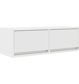 VidaXL TV-meubel 80x31x25,5 cm bewerkt hout wit