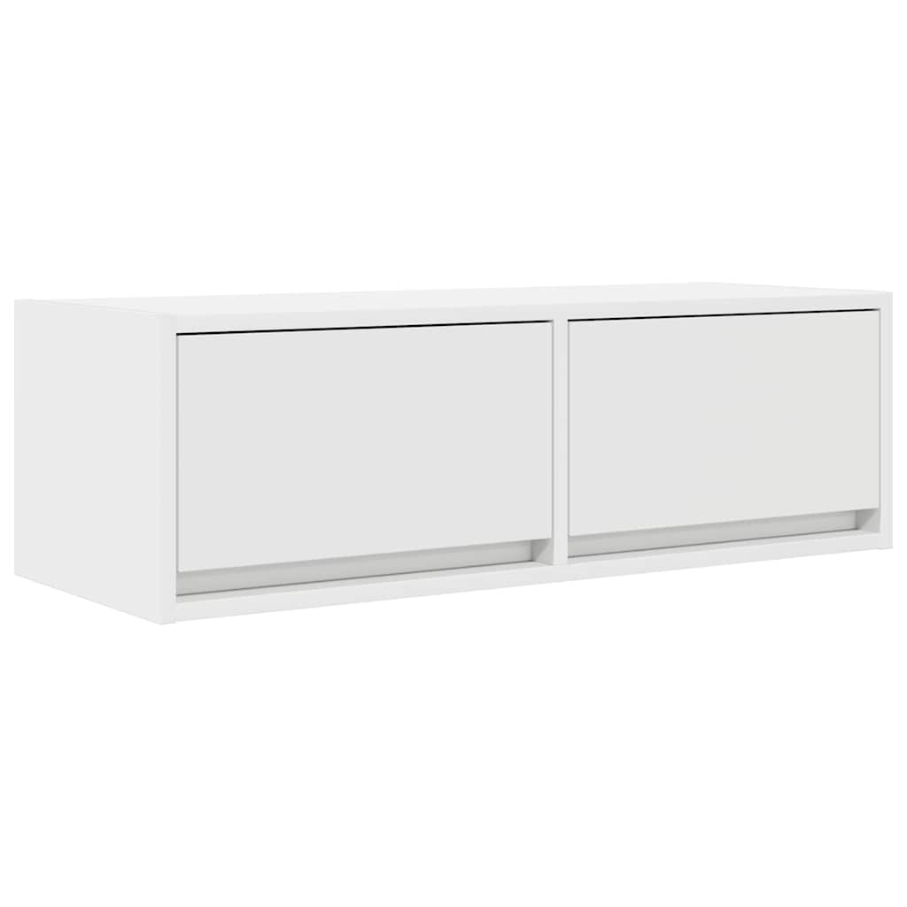 VidaXL TV-meubel 80x31x25,5 cm bewerkt hout wit