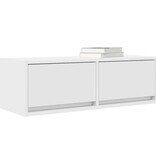 VidaXL TV-meubel 80x31x25,5 cm bewerkt hout wit