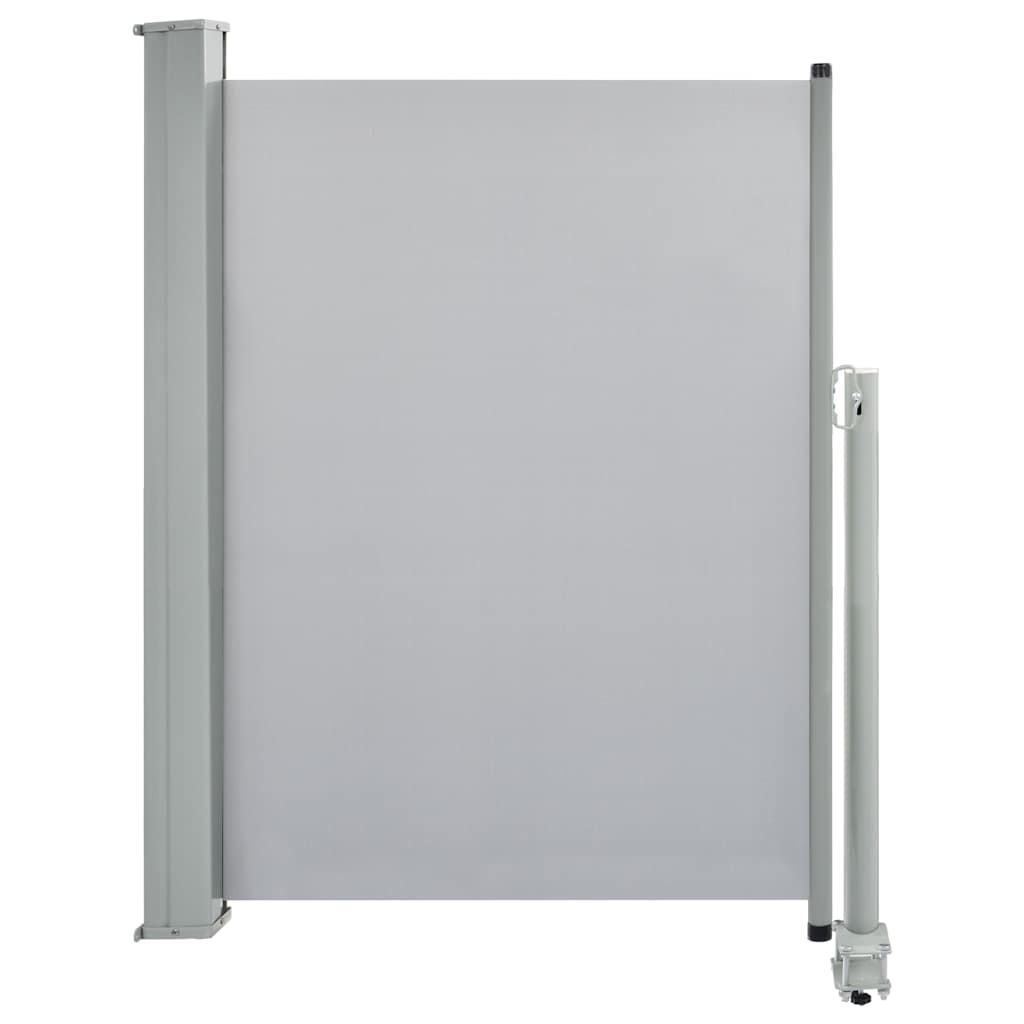 VidaXL Tuinscherm uittrekbaar 100x300 cm grijs