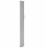 VidaXL Tuinscherm uittrekbaar 100x300 cm grijs