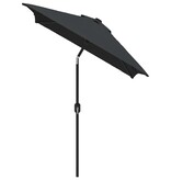 VidaXL Parasol met metalen paal 300x200 cm antraciet
