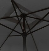 VidaXL Parasol met metalen paal 300x200 cm antraciet