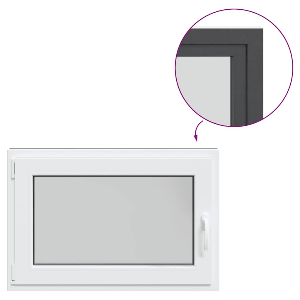 VidaXL Brandhoutrek 80x25x90 cm koudgewalst staal antracietkleurig