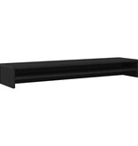 VidaXL Monitorstandaard 100x24x13 cm spaanplaat zwart eikenkleurig