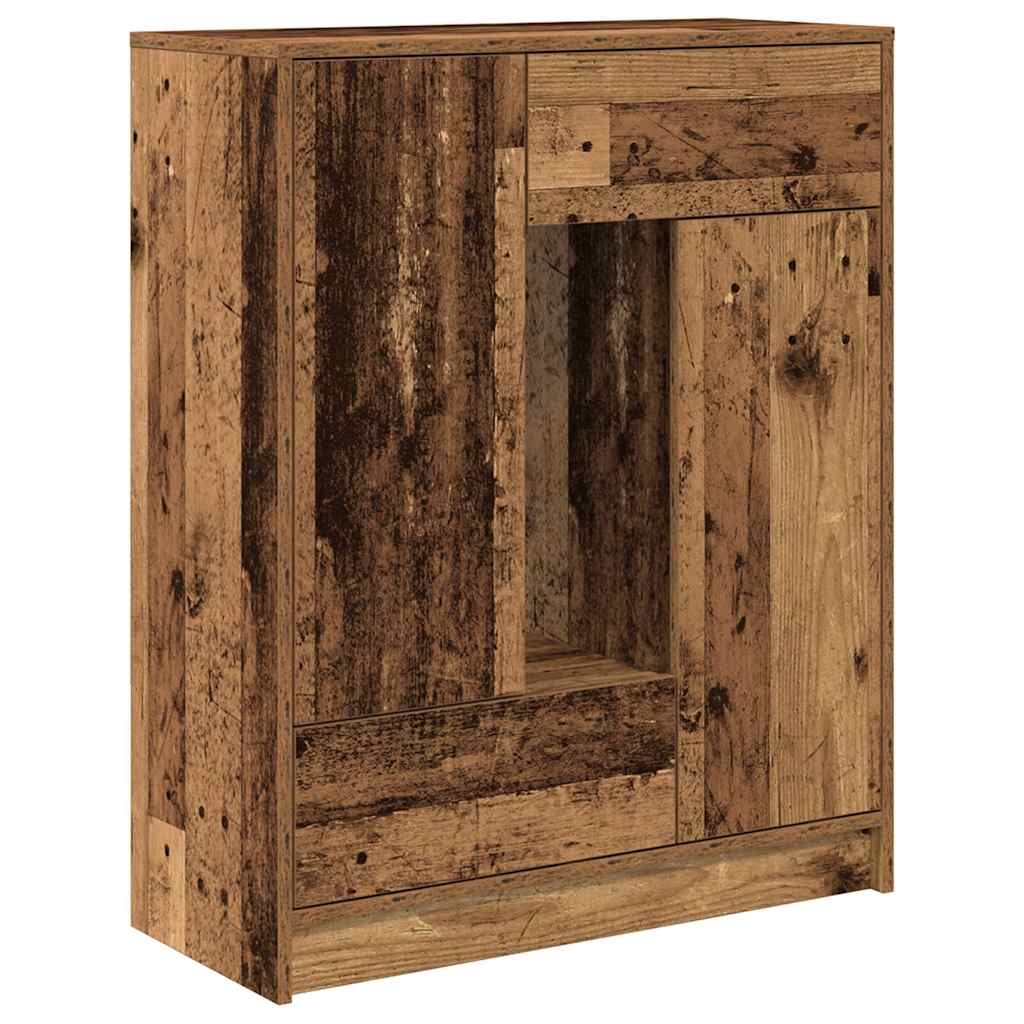 VidaXL Dressoir met lades en deuren 73x31x90 cm oud hout