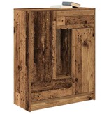 VidaXL Dressoir met lades en deuren 73x31x90 cm oud hout