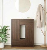 VidaXL Dressoir met lades en deuren 73x31x90 cm bruin eiken