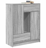 VidaXL Dressoir met lades en deuren 73x31x90 cm grijs Sonoma