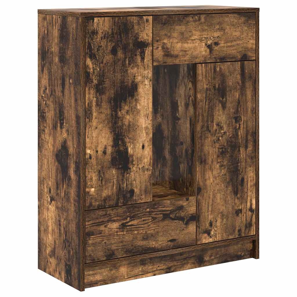 VidaXL Dressoir met lades en deuren 73x31x90 cm gerookt eiken
