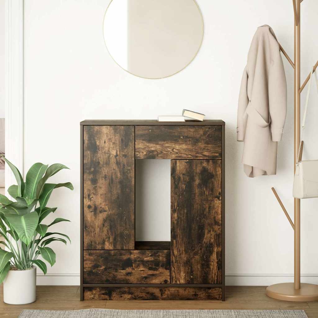 VidaXL Dressoir met lades en deuren 73x31x90 cm gerookt eiken