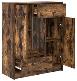 VidaXL Dressoir met lades en deuren 73x31x90 cm gerookt eiken