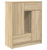 VidaXL Dressoir met lades en deuren 73x31x90 cm sonoma eikenkleurig