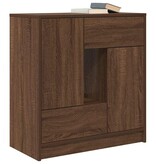 VidaXL Dressoir met lades en deuren 70,5x34x74,5 cm bruin eiken