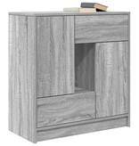 VidaXL Dressoir met lades en deuren 70,5x34x74,5 cm grijs Sonoma
