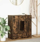 VidaXL Dressoir met lades en deuren 70,5x34x74,5 cm gerookt eiken