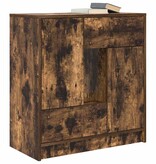 VidaXL Dressoir met lades en deuren 70,5x34x74,5 cm gerookt eiken