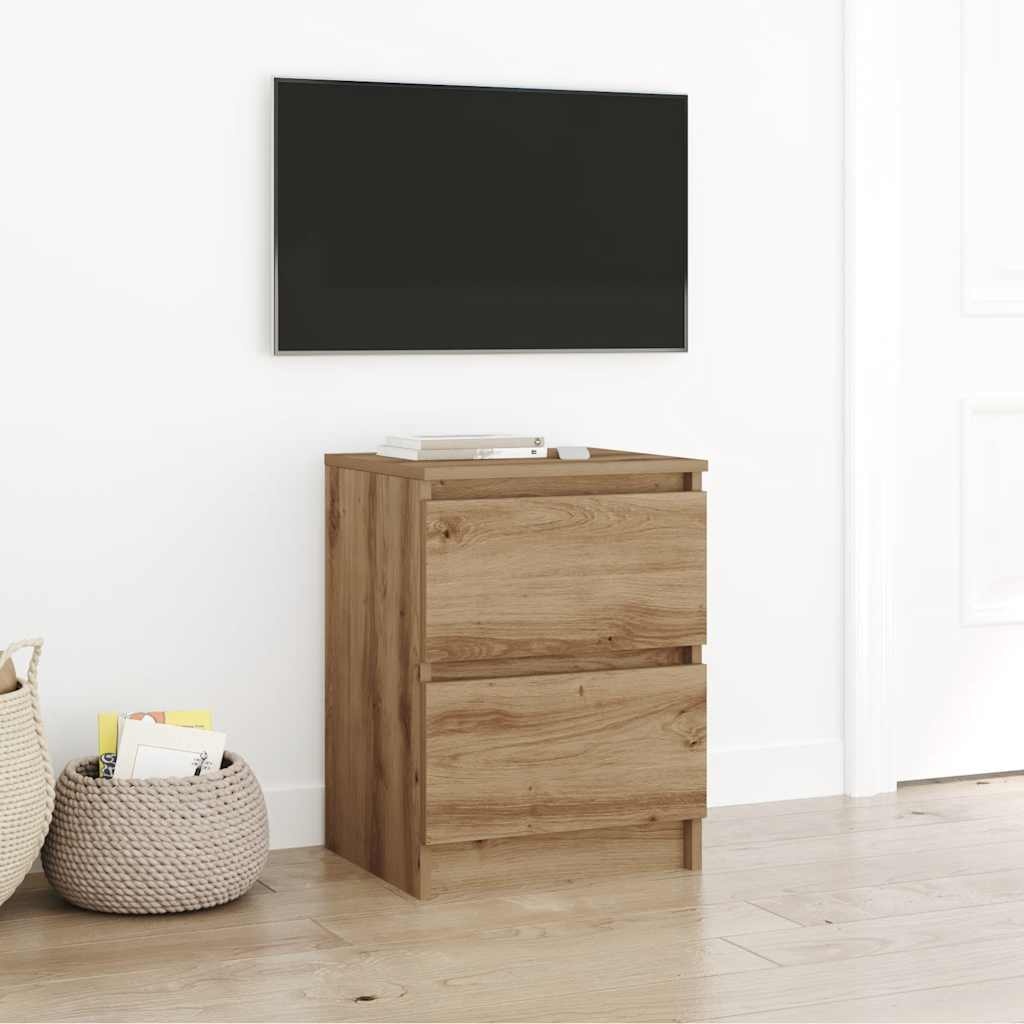 VidaXL Tv-meubel 40x35x54 cm spaanplaat artisan eikenkleurig