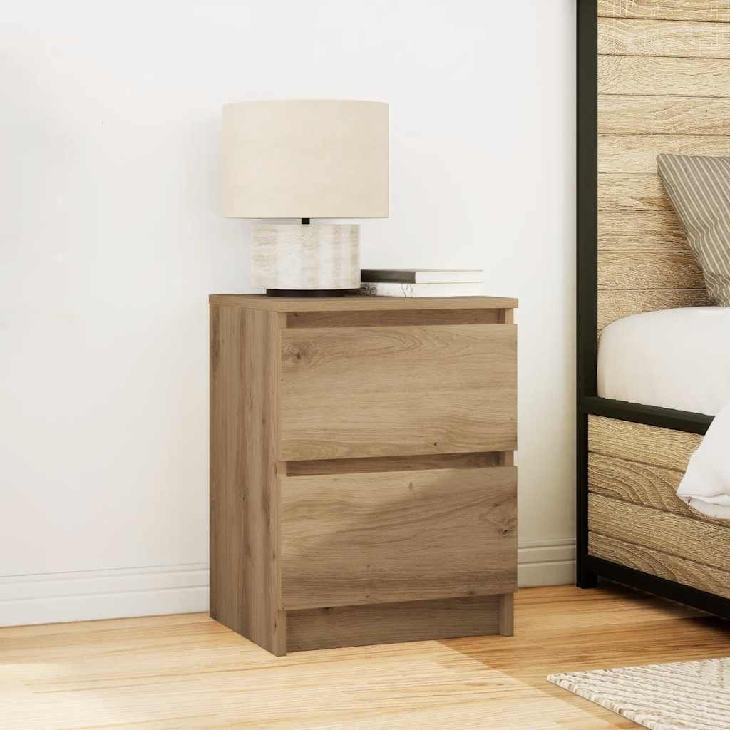 VidaXL Tv-meubel 40x35x54 cm spaanplaat artisan eikenkleurig