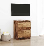 VidaXL Tv-meubel 40x35x54 cm spaanplaat oud hout