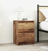 VidaXL Tv-meubel 40x35x54 cm spaanplaat oud hout