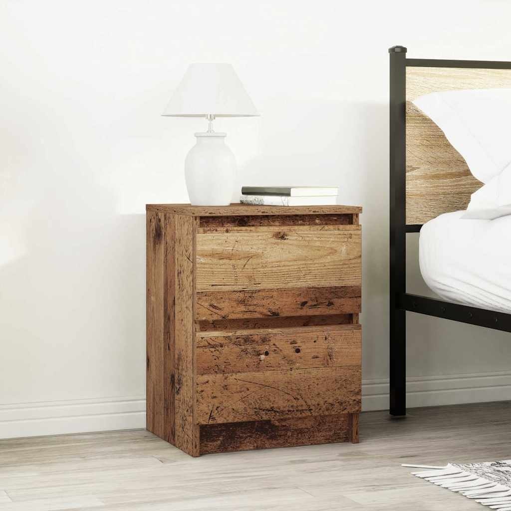 VidaXL Tv-meubel 40x35x54 cm spaanplaat oud hout
