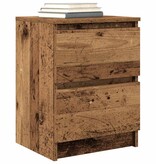 VidaXL Tv-meubel 40x35x54 cm spaanplaat oud hout