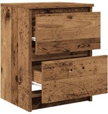 VidaXL Tv-meubel 40x35x54 cm spaanplaat oud hout
