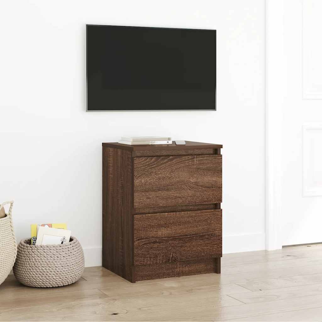 VidaXL Tv-meubel 40x35x54 cm spaanplaat bruin eikenkleurig