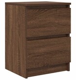 VidaXL Tv-meubel 40x35x54 cm spaanplaat bruin eikenkleurig